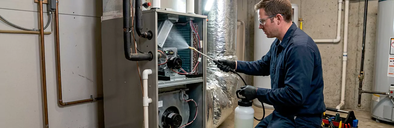 Air Handler Antimicrobial Treatment in Miramar